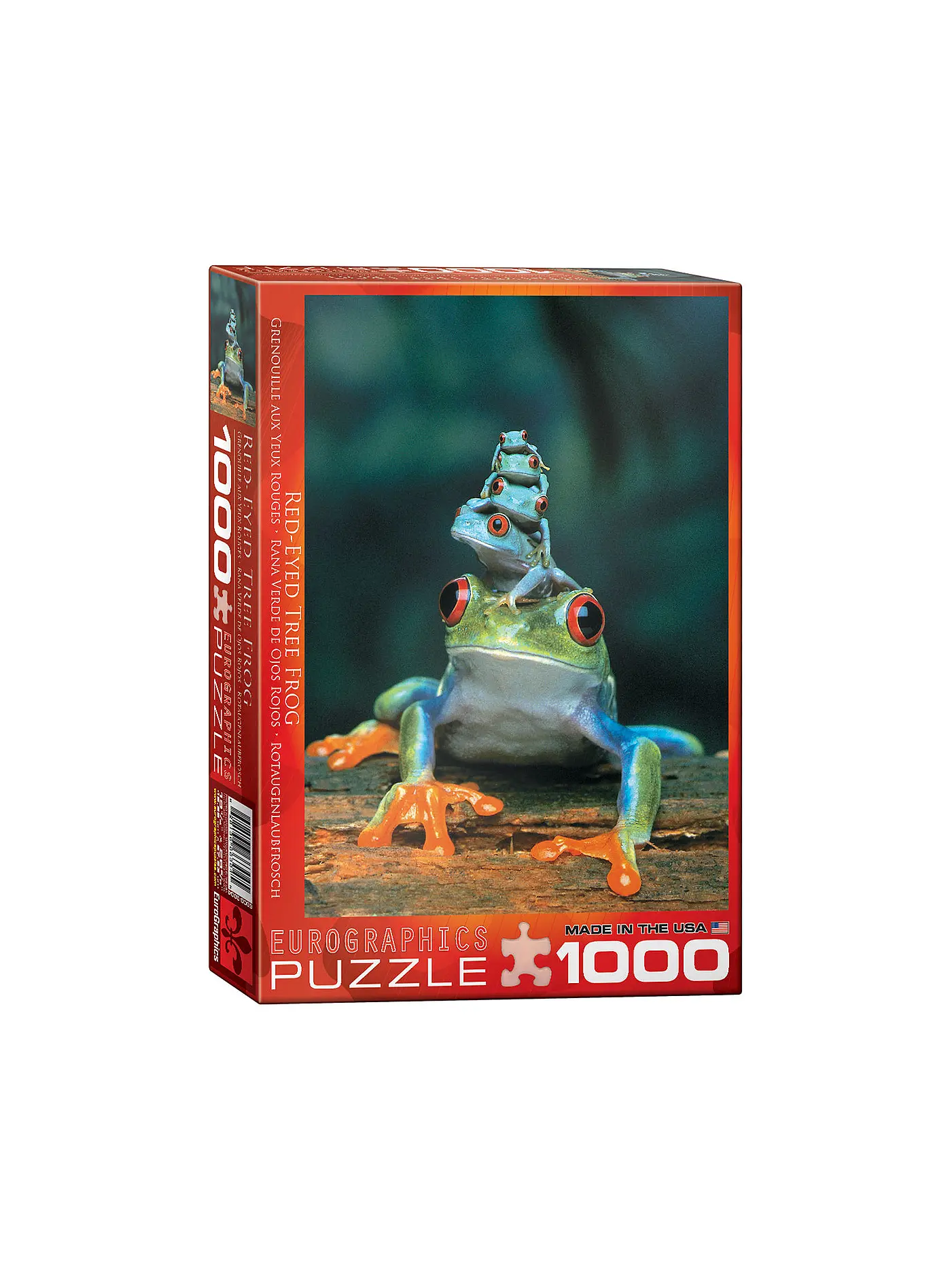 EUROGRAPHICS | Puzzle - Red-Eyed Tree Frog (1000 Teile) | 
